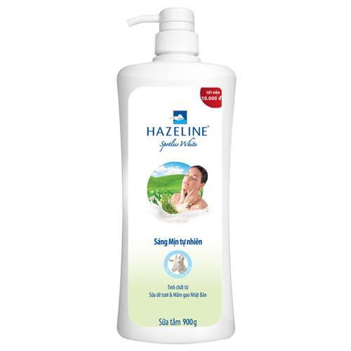 Sữa tắm tinh chất sữa dê và gạo HAZELINE 900G